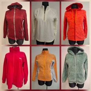 Balík 76/26 – 5 kg výběrové FLÍSOVÉ mikiny pro dospělé, 1 jakost + CREAM