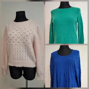 Balík 82/26 – 10 kg – Výběrové dámské svetry (okr. pánské), 1. jakost + cream