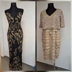 Balík 115/26 – 5 kg dámské společenské šaty, výběrové, 1. jakost + cream, velikosti S–XXL