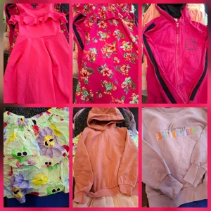 Balík 202/26, 4 kg, dívka (vel. 134, 140, 146), cca 20 ks, cream + 1. jakost