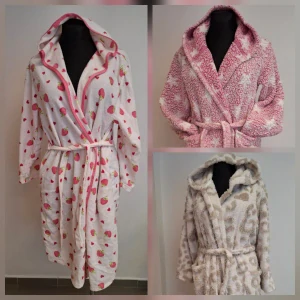 Balík 226/26 – 15 kg župany dospělé (dámské + pánské), mix velikostí až do 3XL, 20 ks, 1. jakost + okrajové + 2. jakost