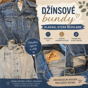 Balík 527/26 – 5 kg, jeansové bundy pro dospělé, 1. jakost