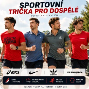 Balík 557/26 – 5 Kg sportovní trička pro dospělé, 1. jakost + cream, 39 ks