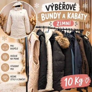 Balík 798/26, 10 kg – Výběrový zimní mix na praní, bundy a kabáty pro dospělé, 1. jakost