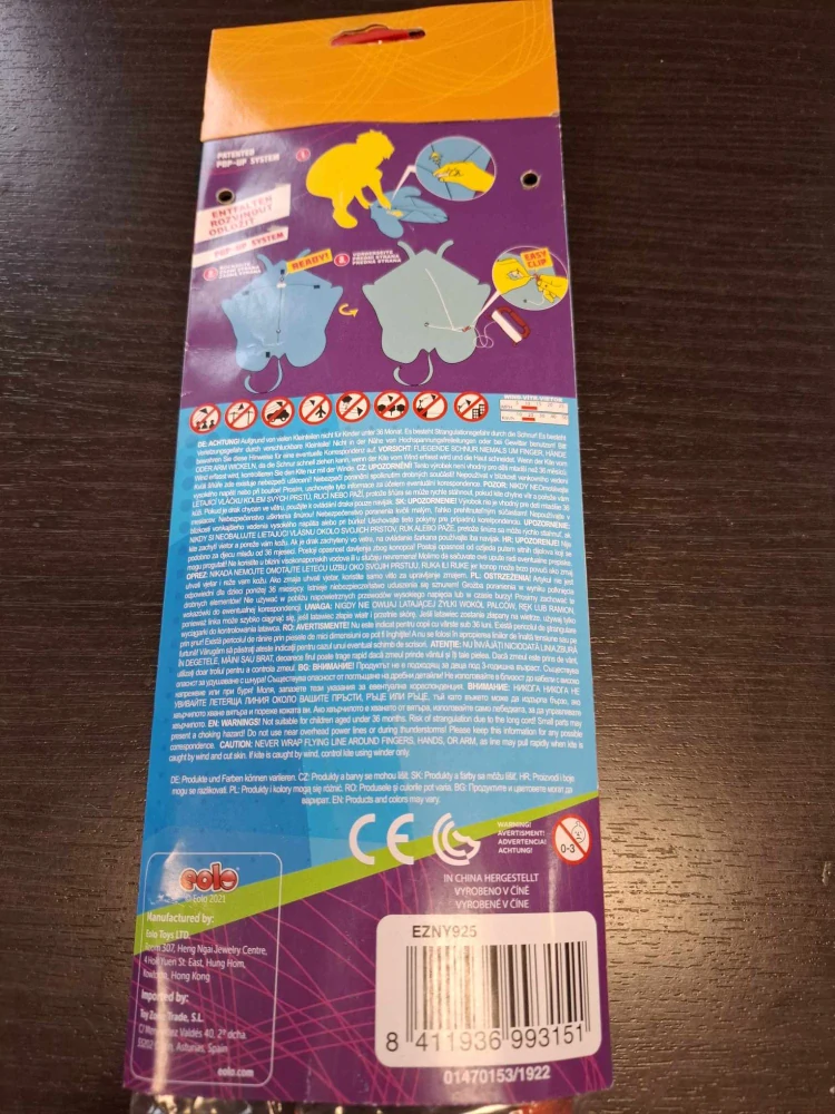 Hračka 992, 0,08 Kg Létající drak beruška, nový, rychlosložitelný