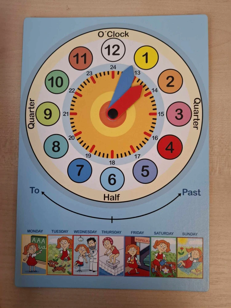 Hračka 997, Hodiny, Lišácké učení pro školáky, jako nová