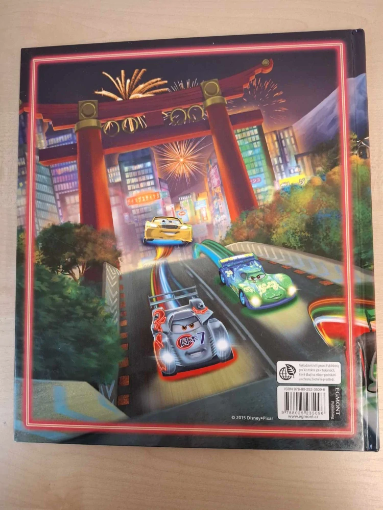 Kniha 1006, 0,42 Kg, Neonoví závodníci, Disney PIXAR, pěkný stav