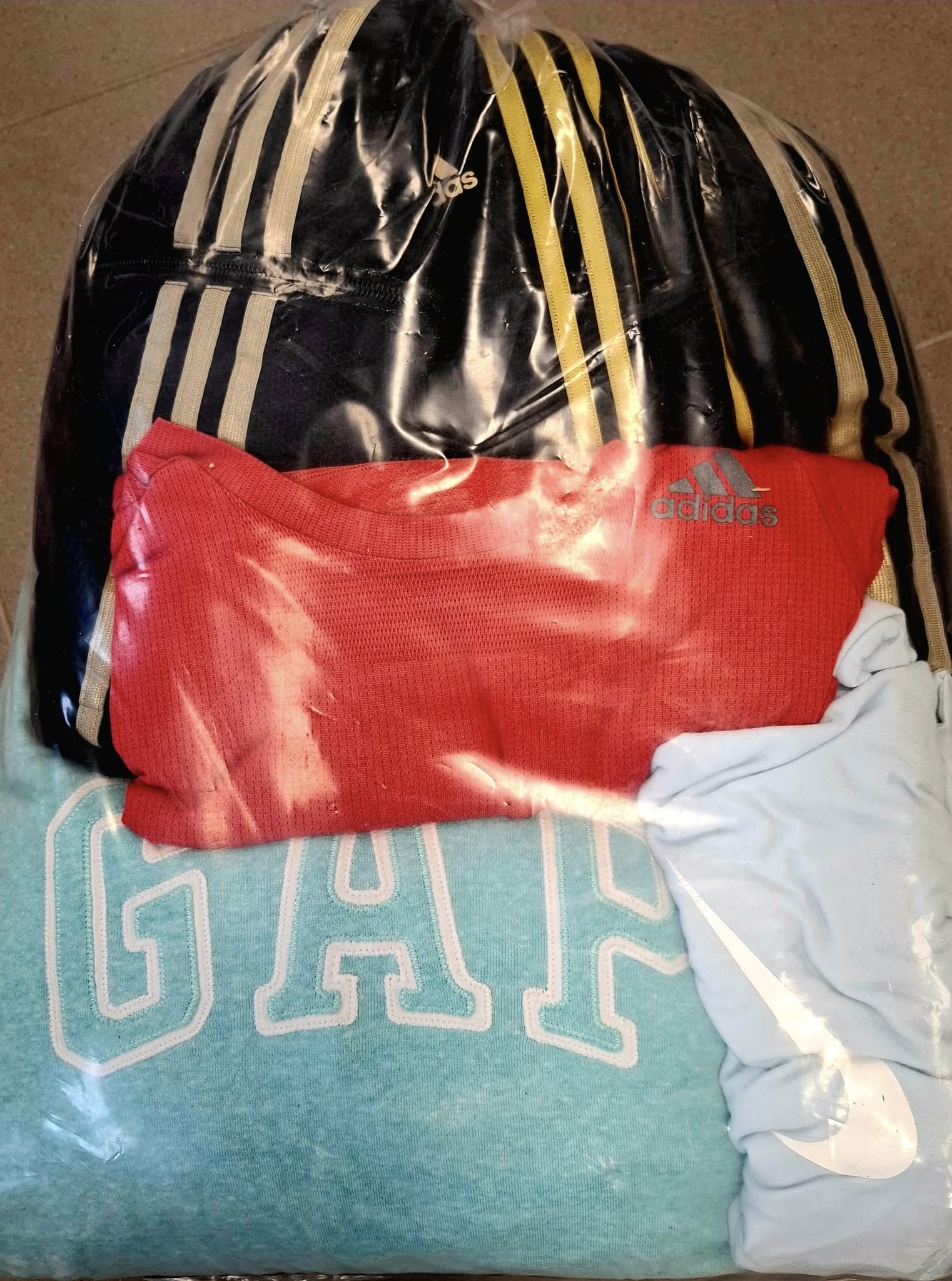 Balík 538/25, Značkový sport pro dospělé a děti + jiné značky., Originál 5 kg,1,2 jak.