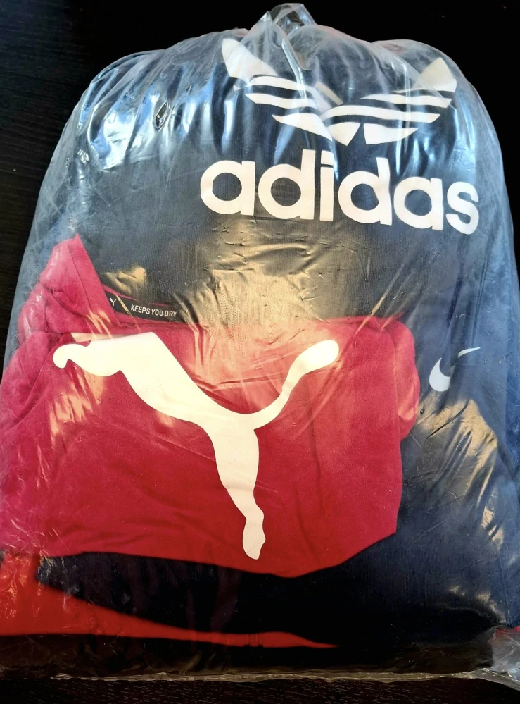Balík 586/25, Značkový sport pro dospělé a děti + jiné značky., Originál 5 kg,1,2 jak.