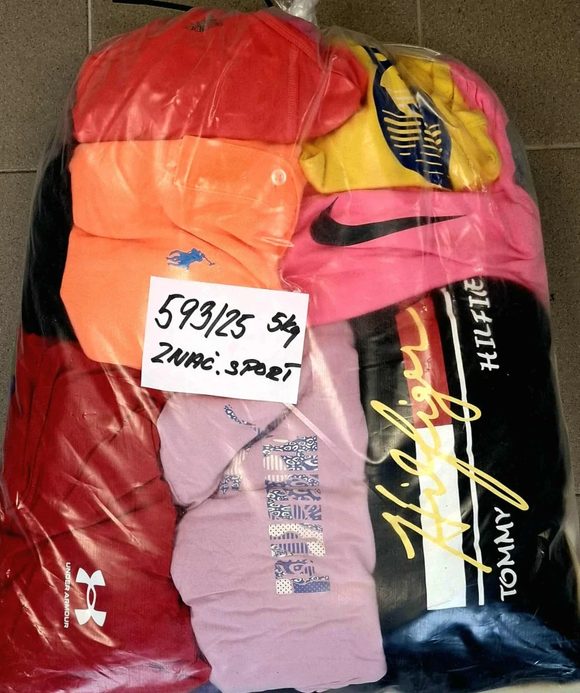 Balík 593/25, Značkový sport pro dospělé a děti + jiné značky., Originál 5 kg,1,2 jak.
