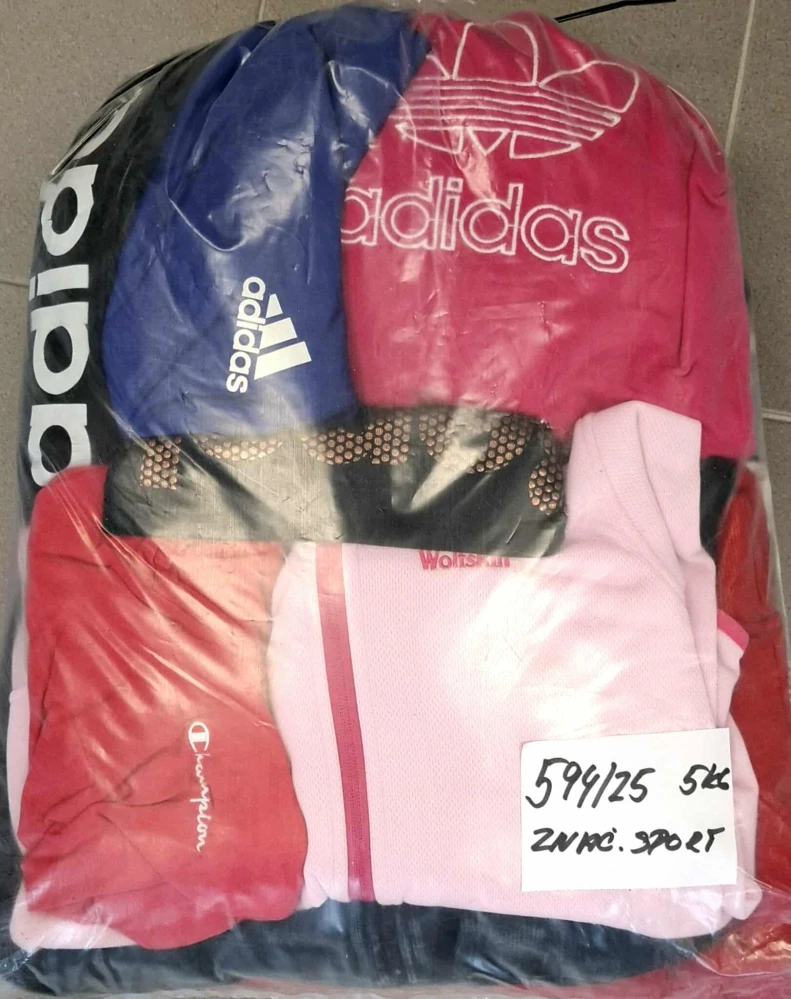 Balík 594/25, Značkový sport pro dospělé a děti + jiné značky., Originál 5 kg,1,2 jak.