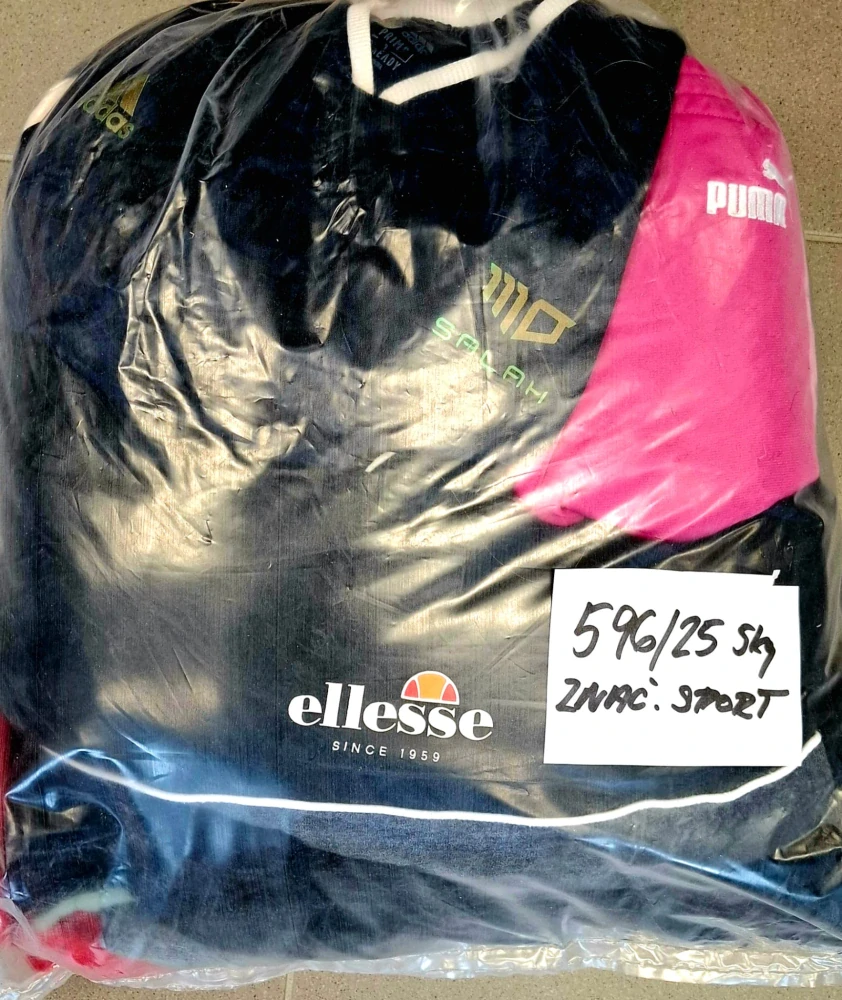 Balík 596/25, Značkový sport pro dospělé a děti + jiné značky., Originál 5 kg,1,2 jak.
