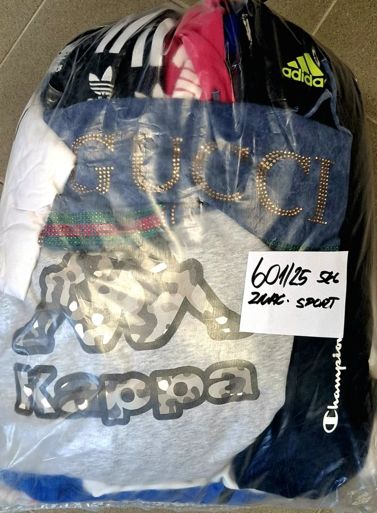 Balík 601/25, Značkový sport pro dospělé a děti + jiné značky., Originál 5 kg,1,2 jak.