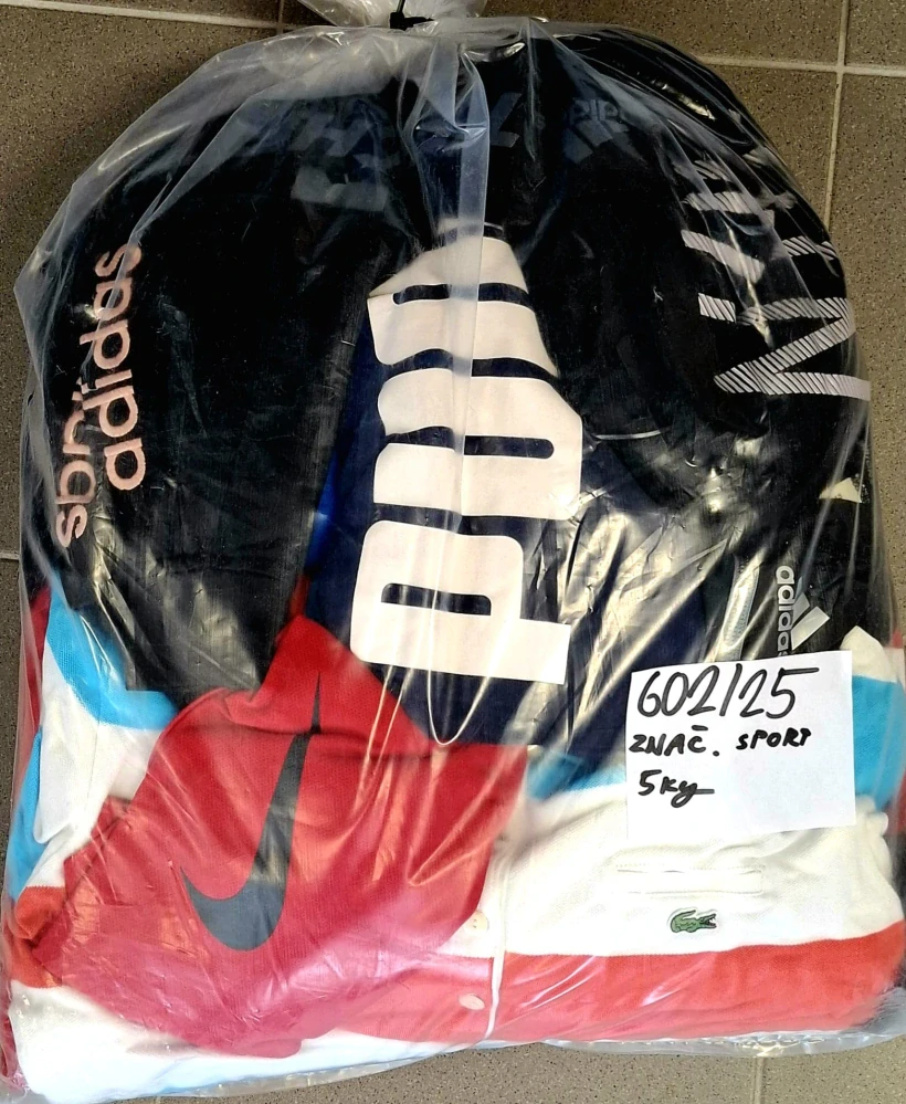 Balík 602/25, Značkový sport pro dospělé a děti + jiné značky., Originál 5 kg,1,2 jak.