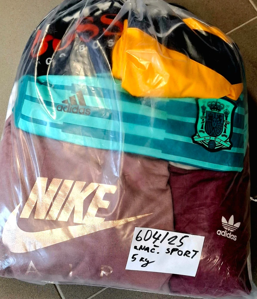 Balík 604/25, Značkový sport pro dospělé a děti + jiné značky., Originál 5 kg,1,2 jak.