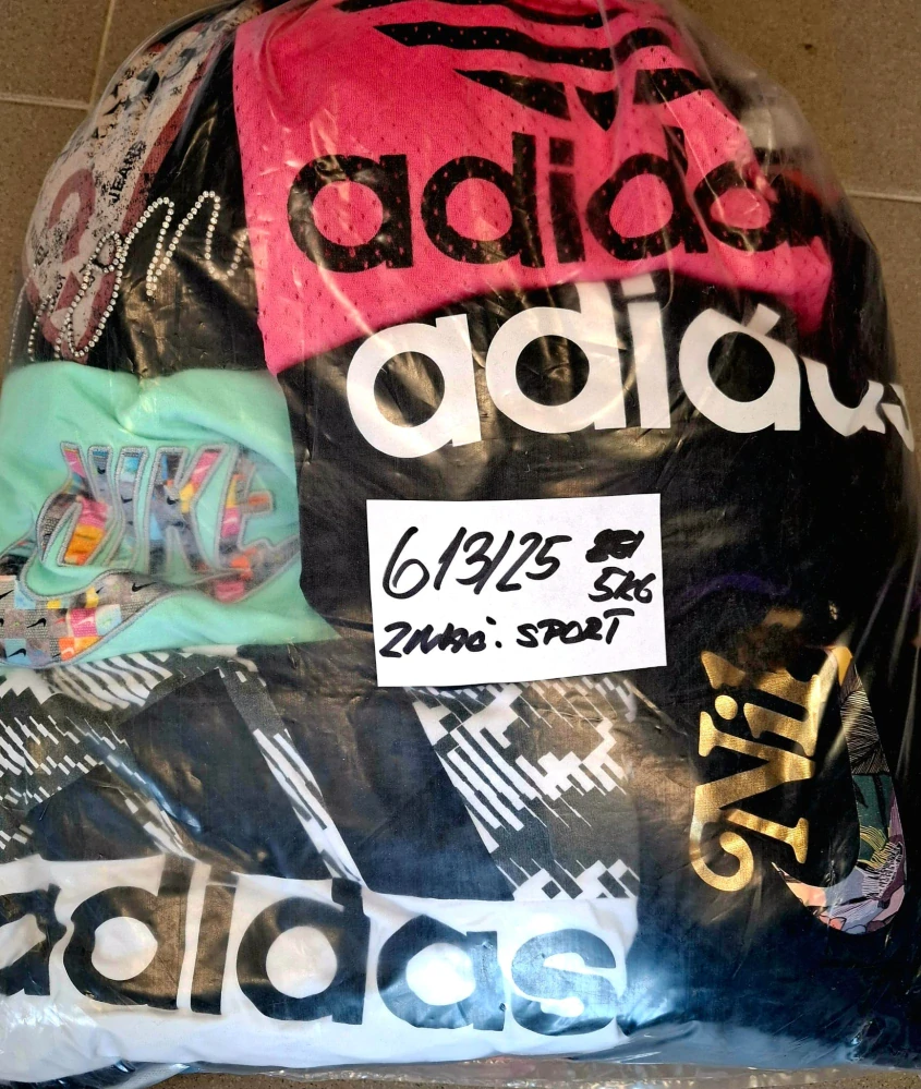 Balík 613/25, Značkový sport pro dospělé a děti + jiné značky., Originál 5 kg,1,2 jak.