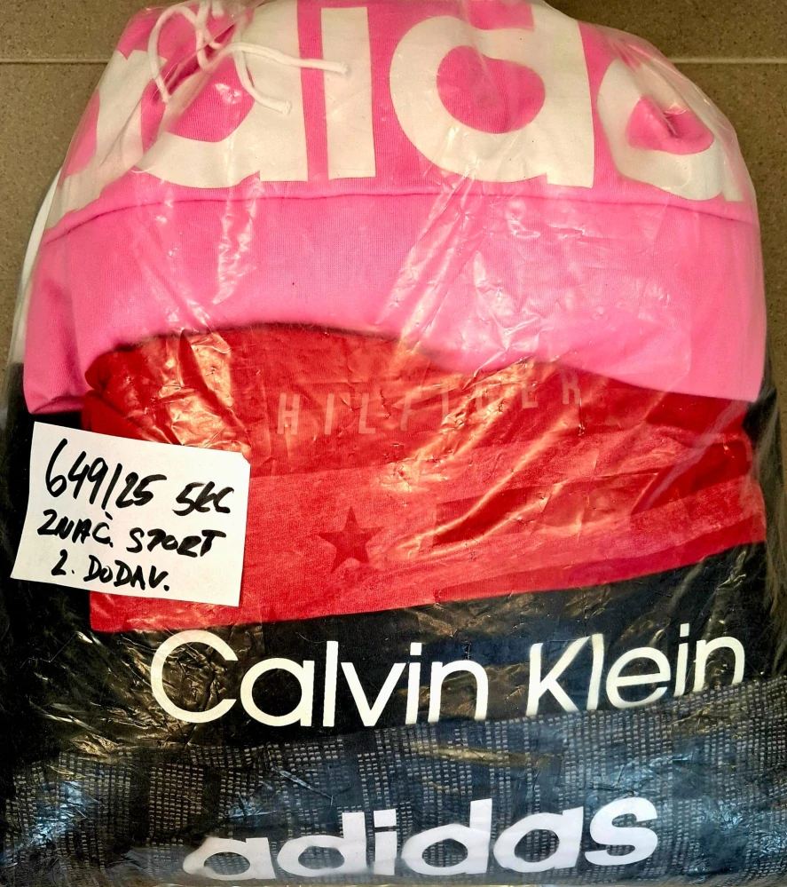 Balík 649/25, Značkový sport pro dospělé a děti + jiné značky., Originál 5 kg,1,2 jak., 2 DODAVATEL