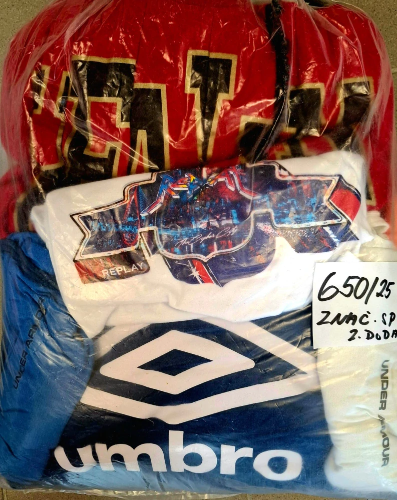 Balík 650/25, Značkový sport pro dospělé a děti + jiné značky., Originál 5 kg,1,2 jak., 2 DODAVATEL