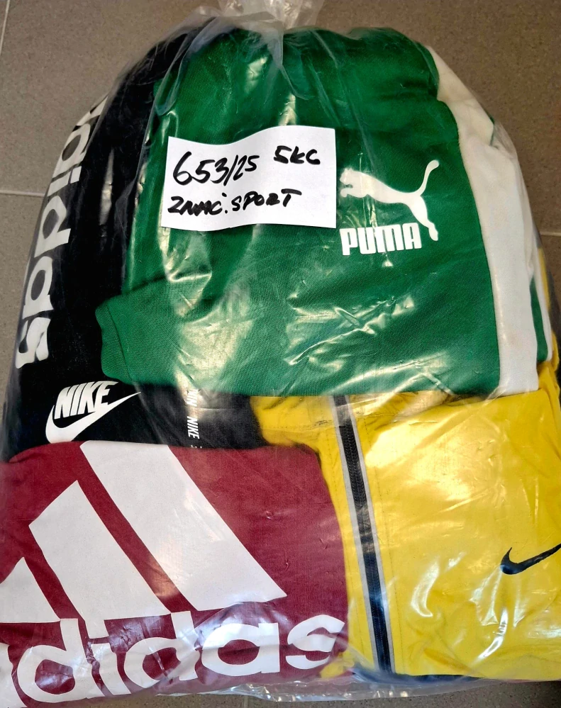 Balík 653/25, Značkový sport pro dospělé a děti + jiné značky., Originál 5 kg,1,2 jak.