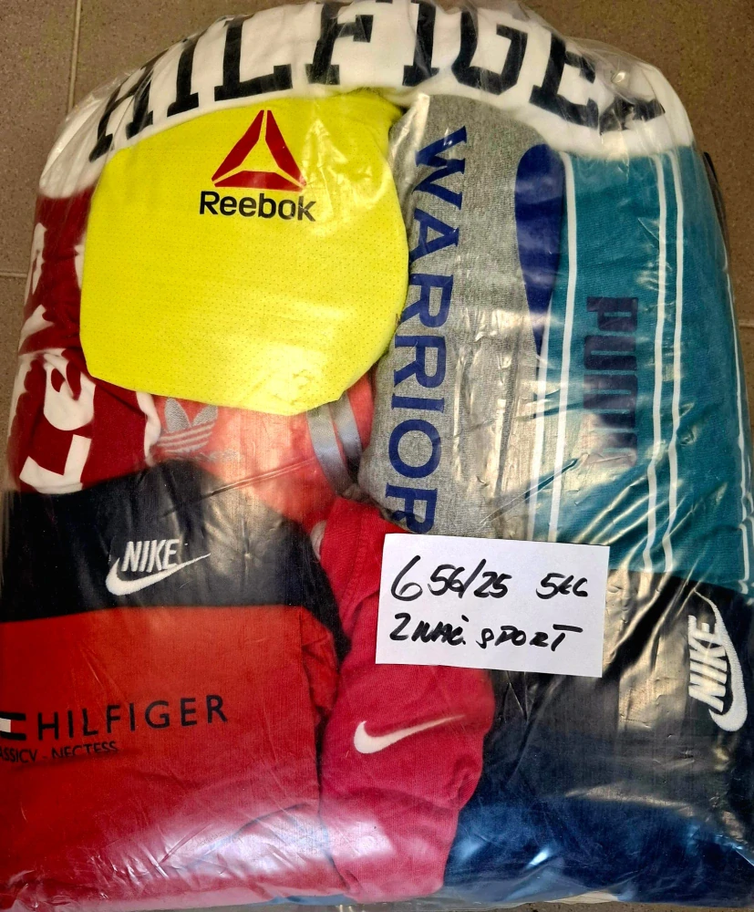 Balík 656/25, Značkový sport pro dospělé a děti + jiné značky., Originál 5 kg,1,2 jak.