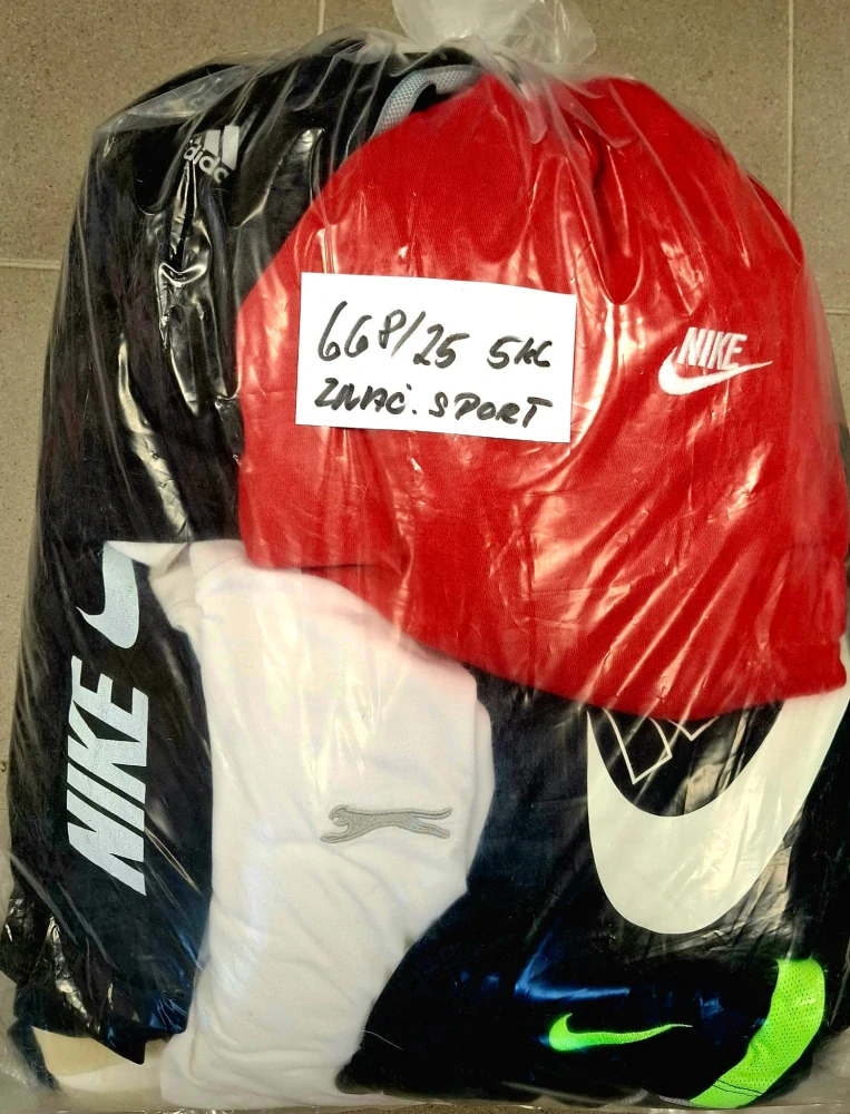 Balík 668/25, Značkový sport pro dospělé a děti + jiné značky., Originál 5 kg,1,2 jak.