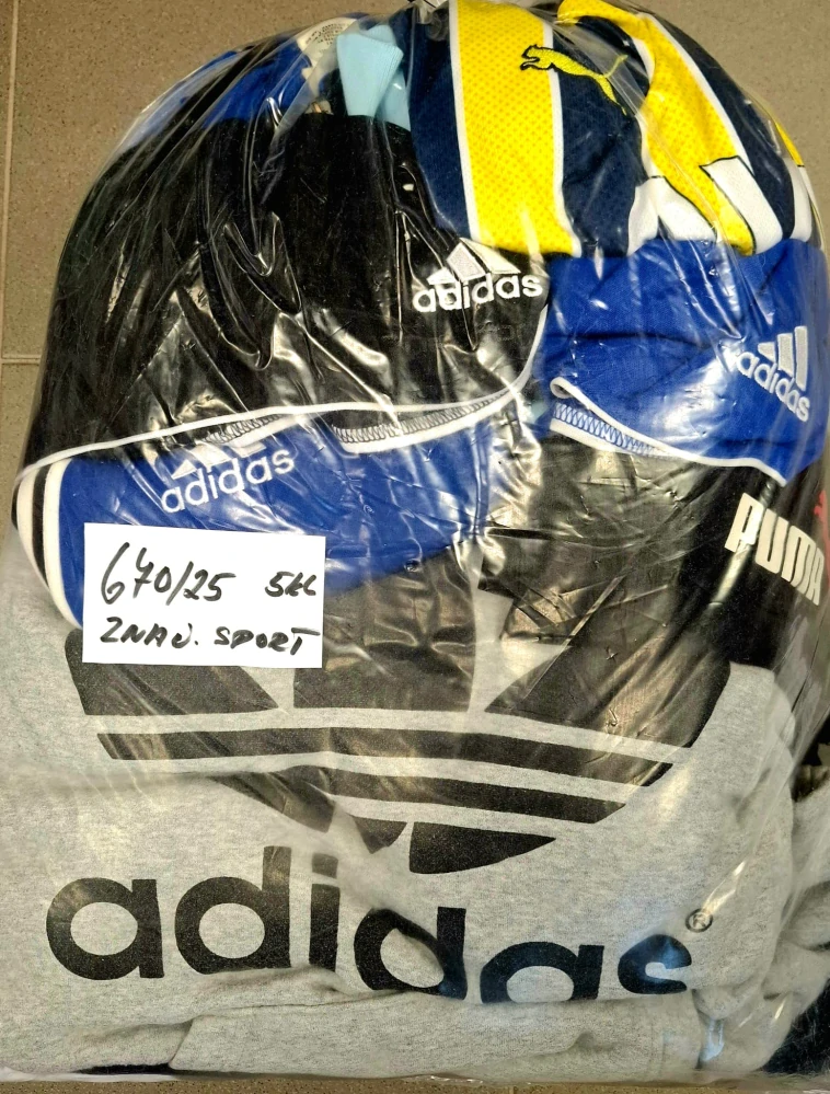 Balík 670/25, Značkový sport pro dospělé a děti + jiné značky., Originál 5 kg,1,2 jak.