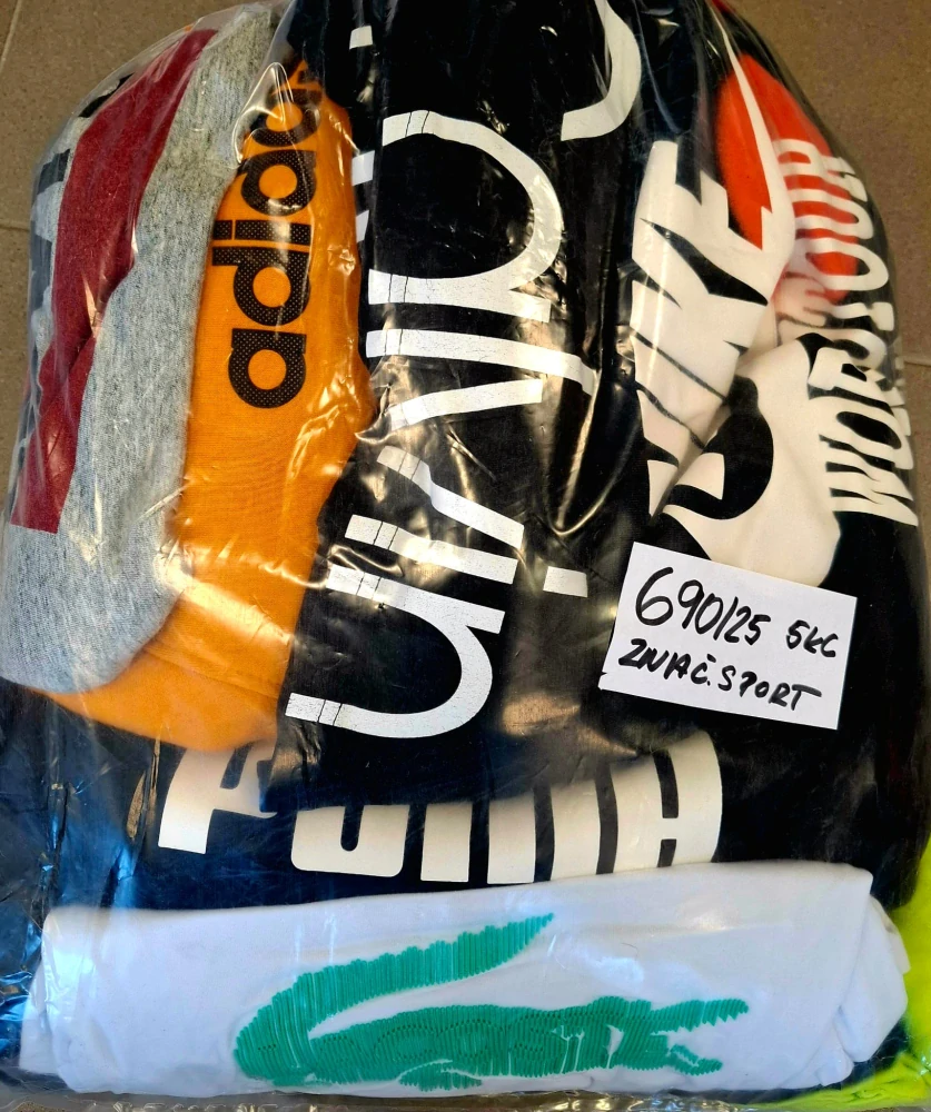 Balík 690/25, Značkový sport pro dospělé a děti + jiné značky., Originál 5 kg,1,2 jak.