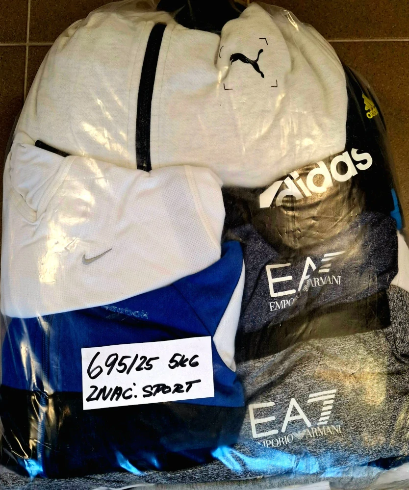 Balík 695/25, Značkový sport pro dospělé a děti + jiné značky., Originál 5 kg,1,2 jak.