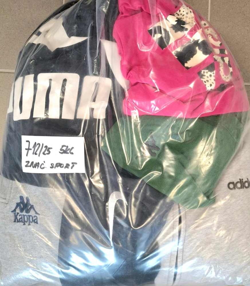 Balík 712/25, Značkový sport pro dospělé a děti + jiné značky., Originál 5 kg,1,2 jak.