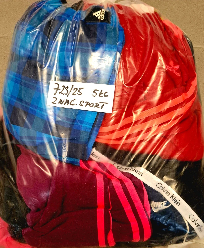 Balík 723/25, Značkový sport pro dospělé a děti + jiné značky., Originál 5 kg,1,2 jak.