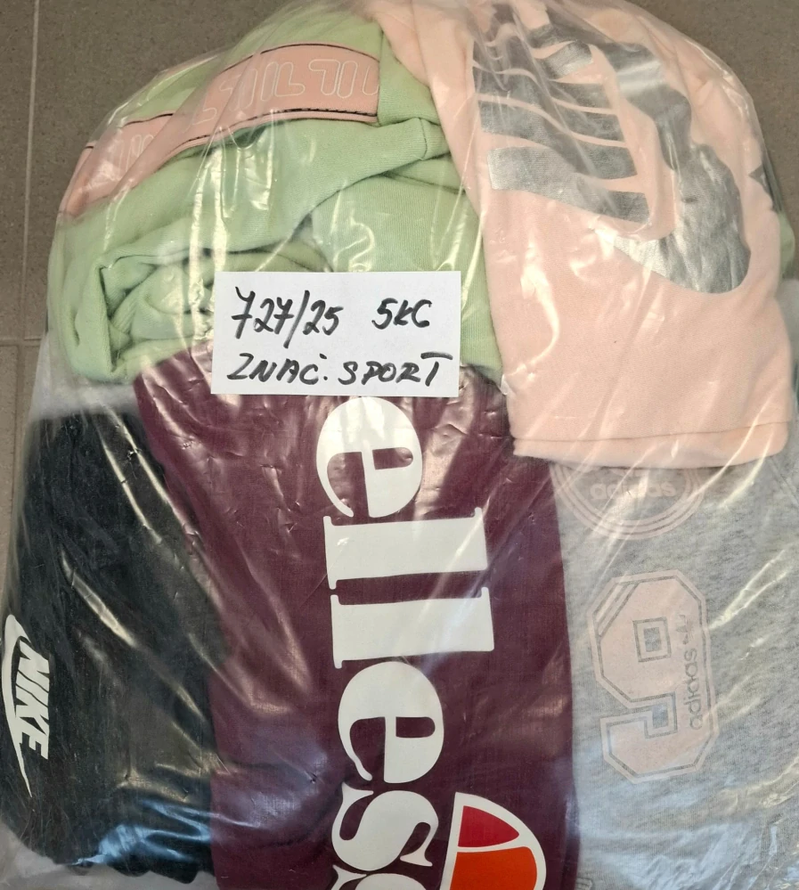 Balík 727/25, Značkový sport pro dospělé a děti + jiné značky., Originál 5 kg,1,2 jak.