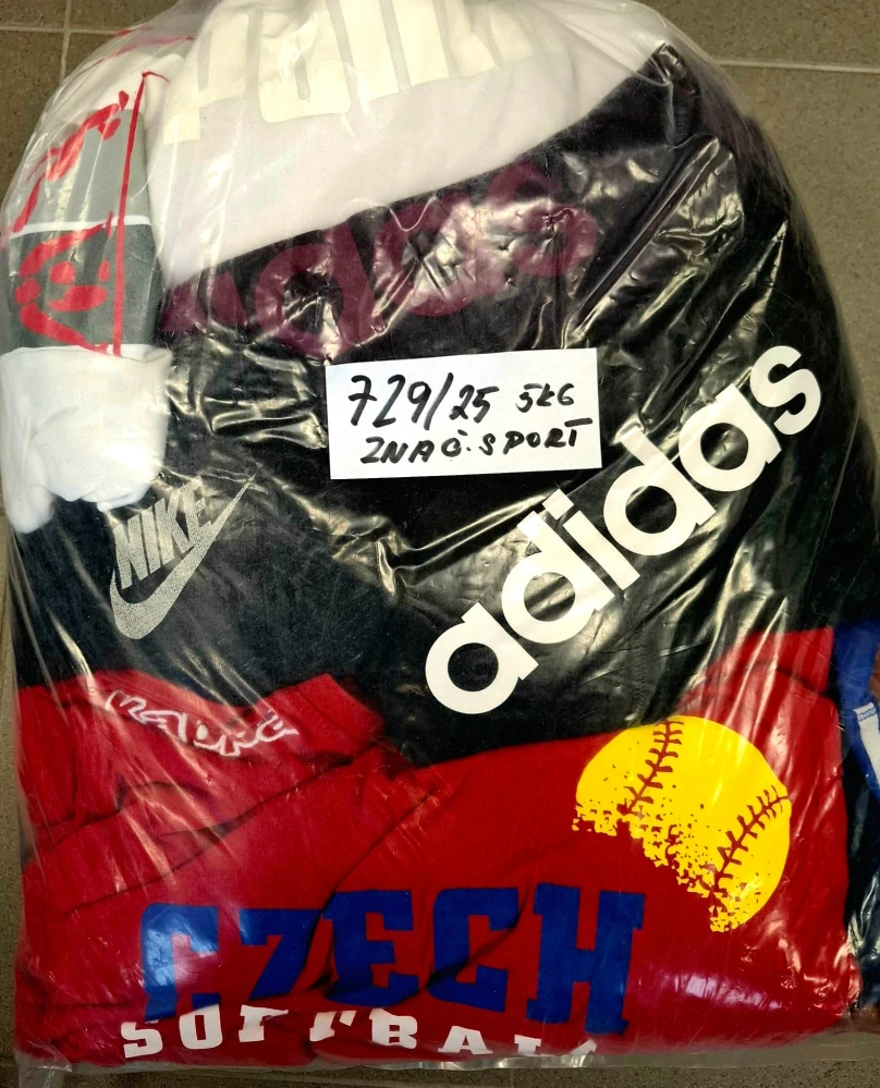 Balík 729/25, Značkový sport pro dospělé a děti + jiné značky., Originál 5 kg,1,2 jak.
