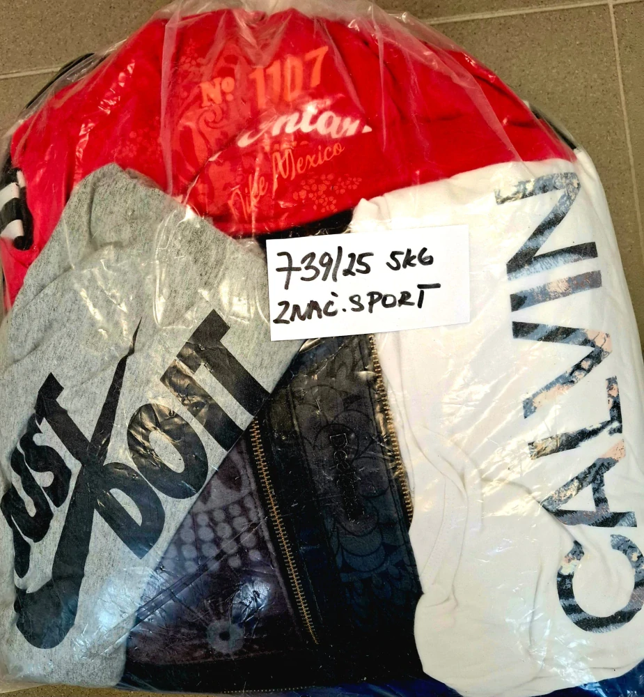 Balík 739/25, Značkový sport pro dospělé a děti + jiné značky., Originál 5 kg,1,2 jak., 2 DODAVATEL