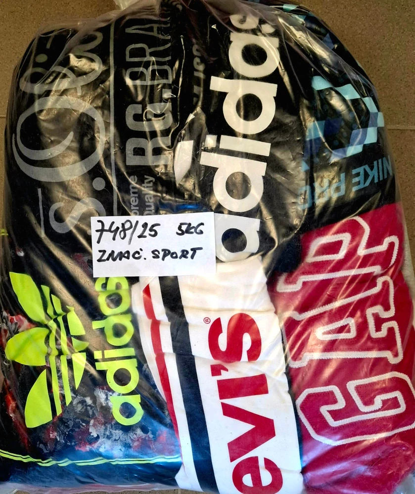 Balík 748/25, Značkový sport pro dospělé a děti + jiné značky., Originál 5 kg,1,2 jak.