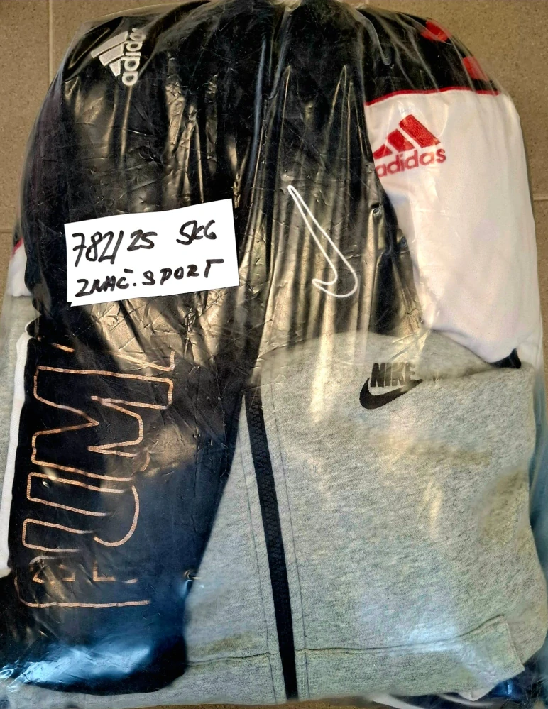 Balík 782/25, Značkový sport pro dospělé a děti + jiné značky., Originál 5 kg,1,2 jak.