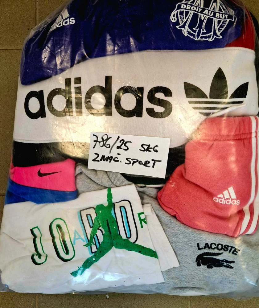 Balík 786/25, Značkový sport pro dospělé a děti + jiné značky., Originál 5 kg,1,2 jak.