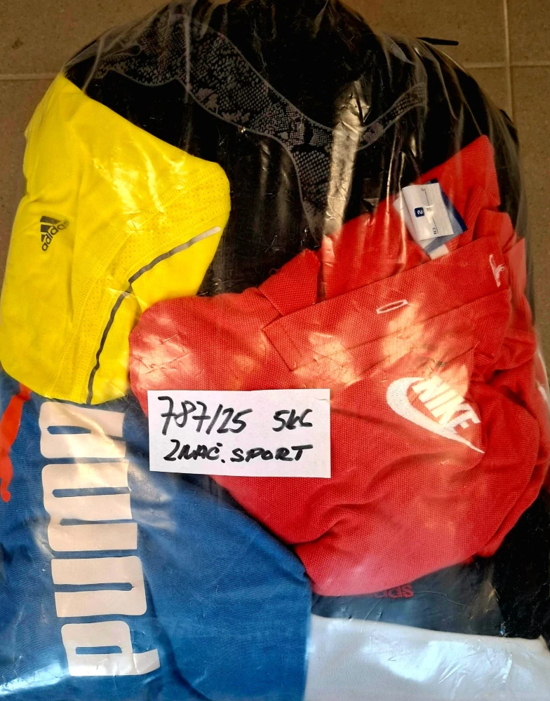 Balík 787/25, Značkový sport pro dospělé a děti + jiné značky., Originál 5 kg,1,2 jak.