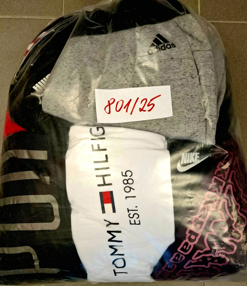 Balík 801/25, Značkový sport pro dospělé a děti + jiné značky., Originál 5 kg,1,2 jak.