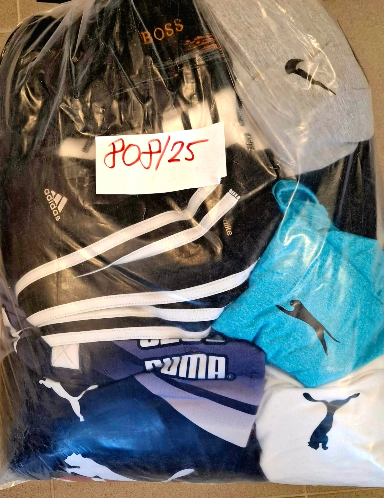 Balík 808/25, Značkový sport pro dospělé a děti + jiné značky., Originál 5 kg,1,2 jak.