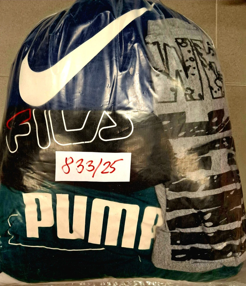 Balík 833/25, Značkový sport pro dospělé a děti + jiné značky., Originál 5 kg,1,2 jak.