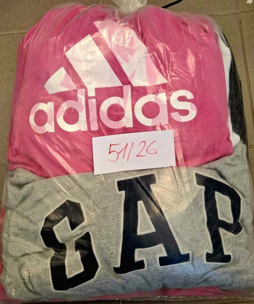 Balík 51/26, Značkový sport pro dospělé a děti + jiné značky., Originál 5 kg,1,2 jak.