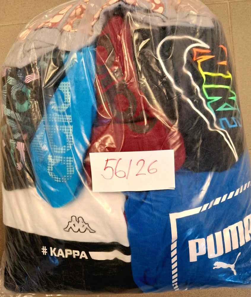 Balík 56/26, Značkový sport pro dospělé a děti + jiné značky., Originál 5 kg,1,2 jak.