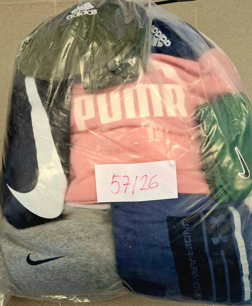 Balík 57/26, Značkový sport pro dospělé a děti + jiné značky., Originál 5 kg,1,2 jak.