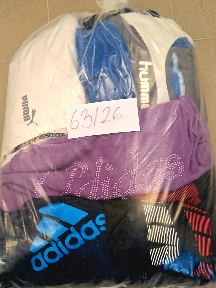 Balík 63/26, Značkový sport pro dospělé a děti + jiné značky., Originál 5 kg,1,2 jak.
