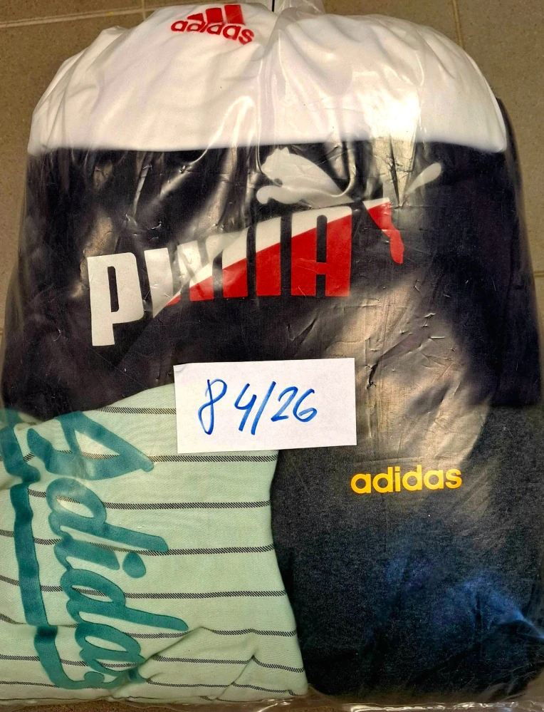 Balík 84/26, Značkový sport pro dospělé a děti + jiné značky., Originál 5 kg,1,2 jak.