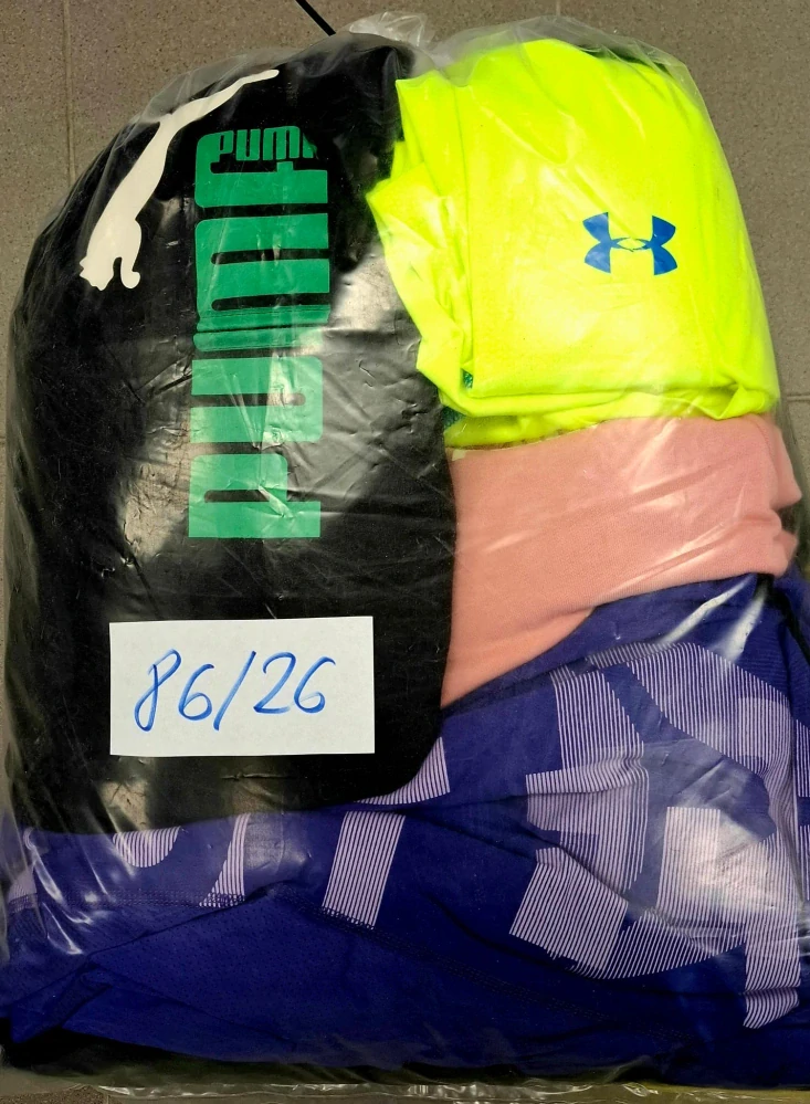 Balík 86/26, Značkový sport pro dospělé a děti + jiné značky., Originál 5 kg,1,2 jak.