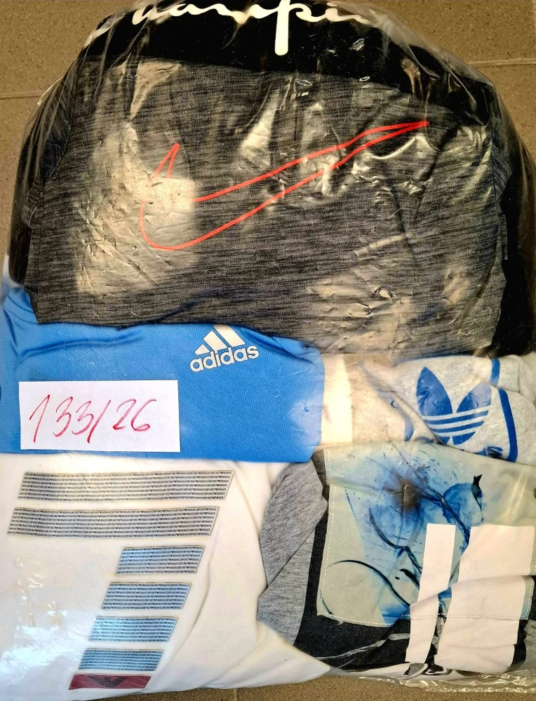 Balík 133/26, Značkový sport pro dospělé a děti + jiné značky., Originál 5 kg,1,2 jak.