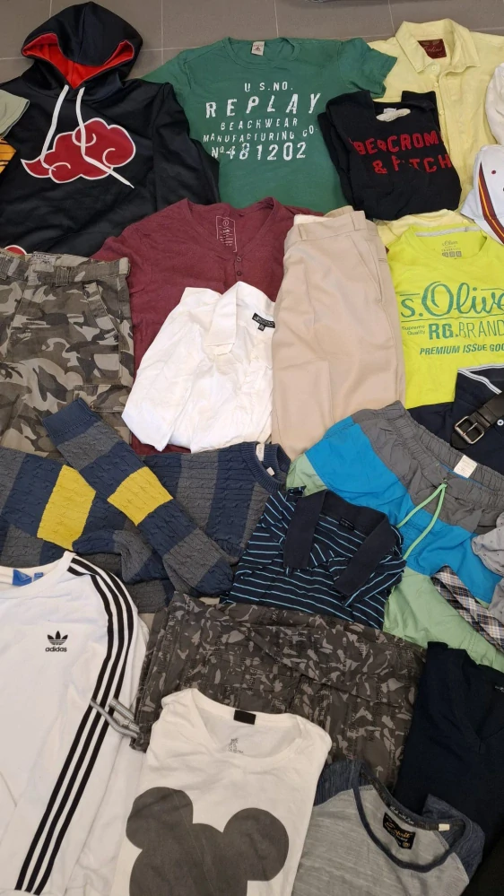 Balík 257/26, 22,8 Kg, Pánský mix, jaro–léto, 1. + 2. jakost, 79 ks