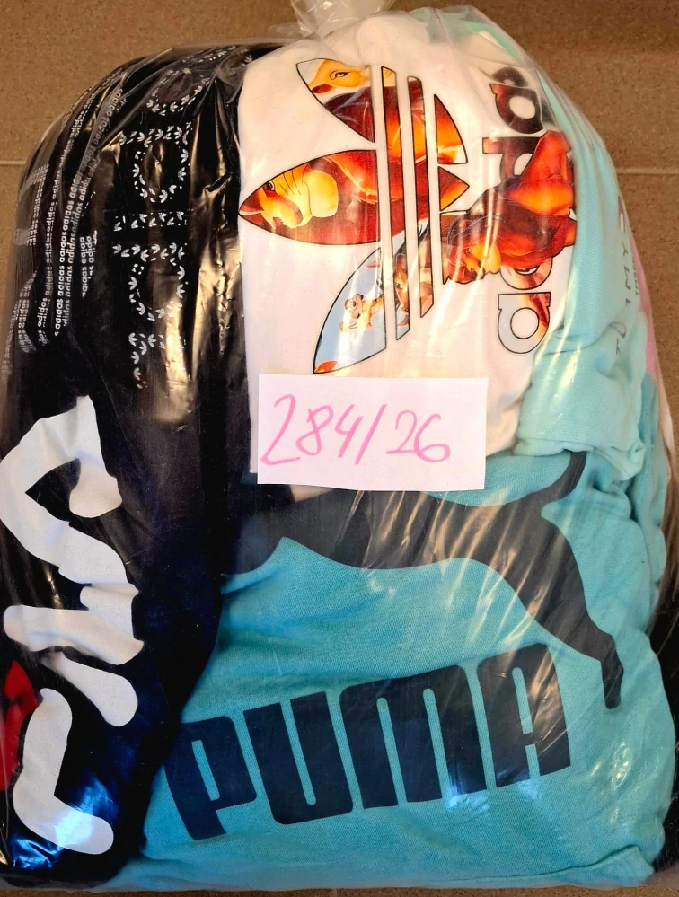Balík 284/26, Značkový sport pro dospělé a děti + jiné značky., Originál 5 kg,1,2 jak.