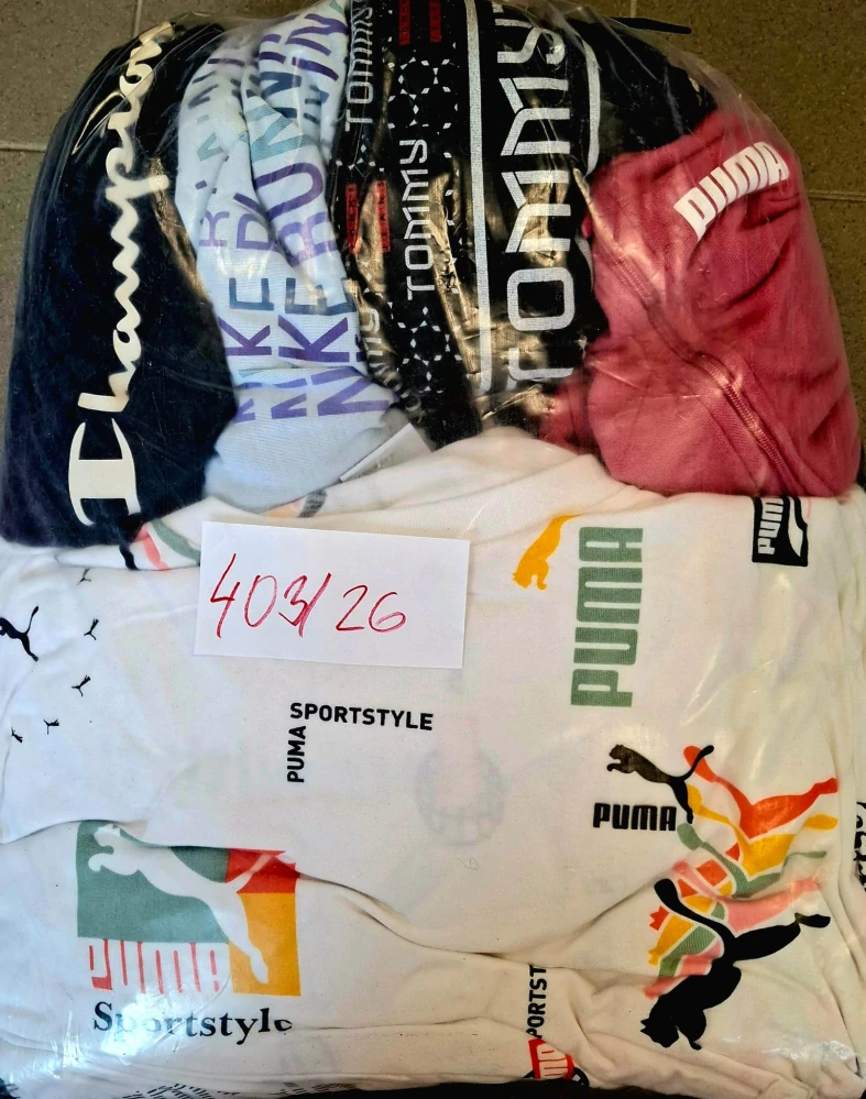 Balík 403/26, Značkový sport pro dospělé a děti + jiné značky., Originál 5 kg,1,2 jak.